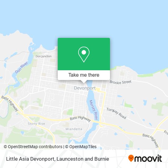 Little Asia Devonport map
