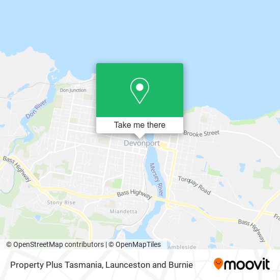 Property Plus Tasmania map