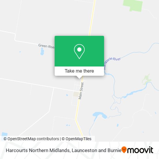 Harcourts Northern Midlands map