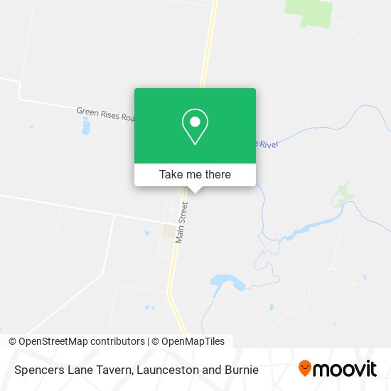 Spencers Lane Tavern map