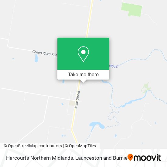 Harcourts Northern Midlands map