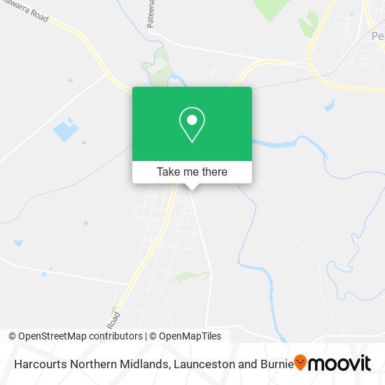 Harcourts Northern Midlands map