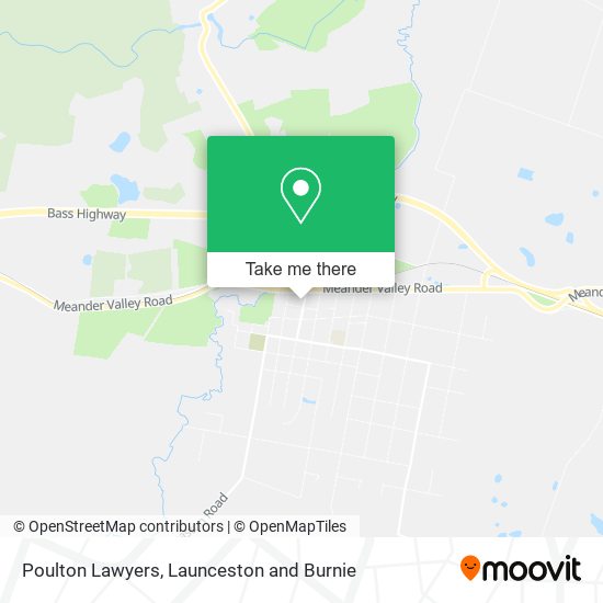 Poulton Lawyers map