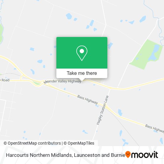 Harcourts Northern Midlands map