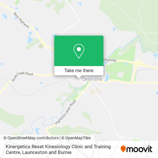 Mapa Kinergetics Reset Kinesiology Clinic and Training Centre