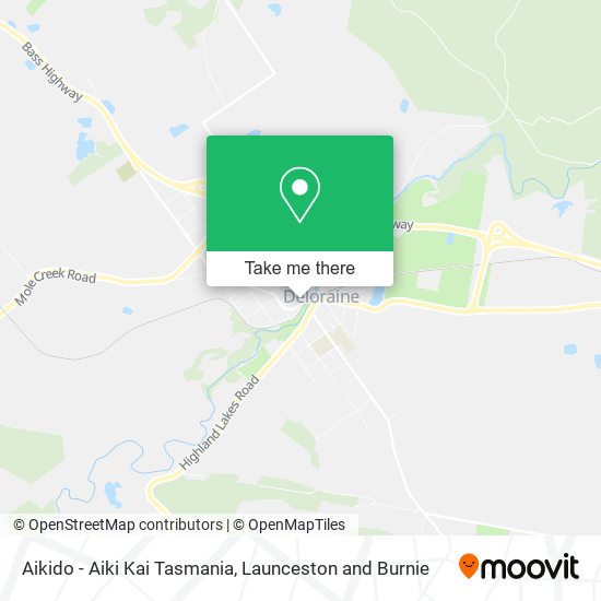Aikido - Aiki Kai Tasmania map
