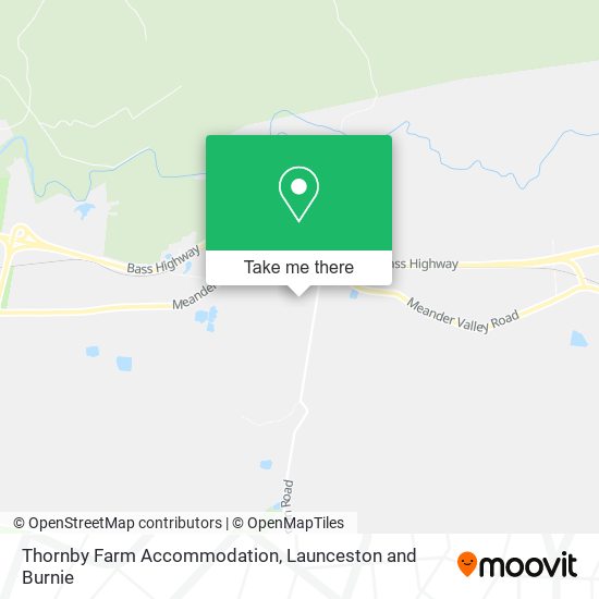 Thornby Farm Accommodation map