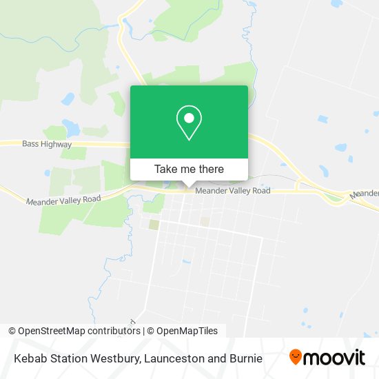 Kebab Station Westbury map