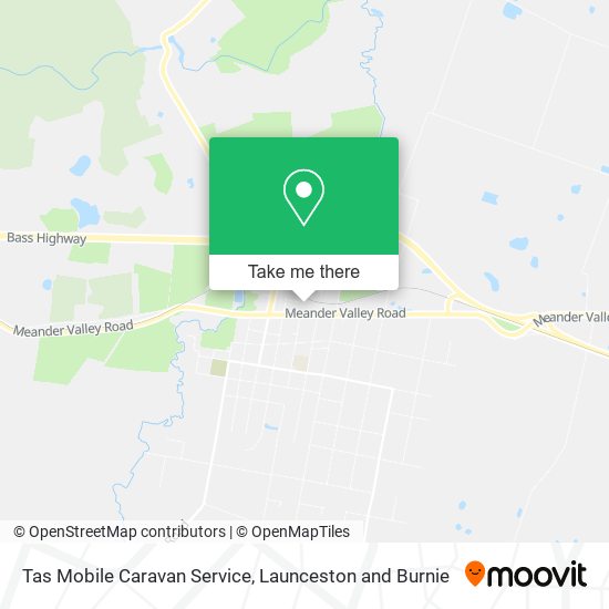 Tas Mobile Caravan Service map
