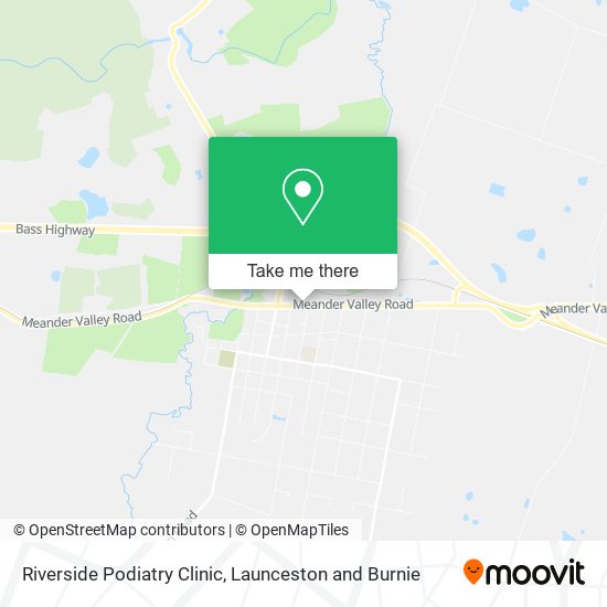 Riverside Podiatry Clinic map