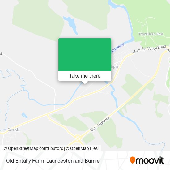 Old Entally Farm map