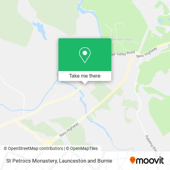 St Petrocs Monastery map