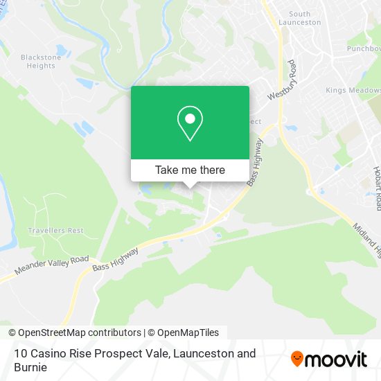 10 Casino Rise Prospect Vale map