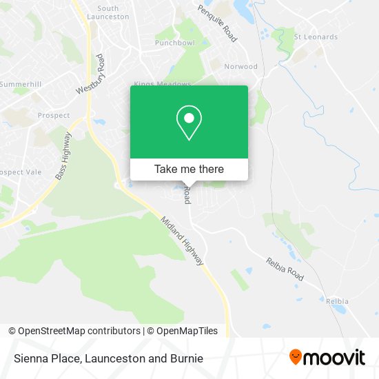Sienna Place map