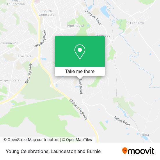 Mapa Young Celebrations