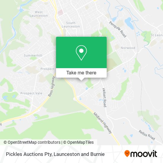 Pickles Auctions Pty map