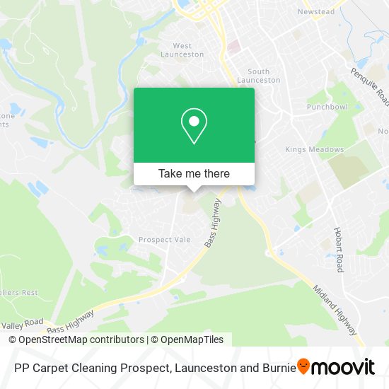 Mapa PP Carpet Cleaning Prospect