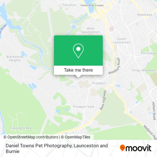 Daniel Towns Pet Photography map