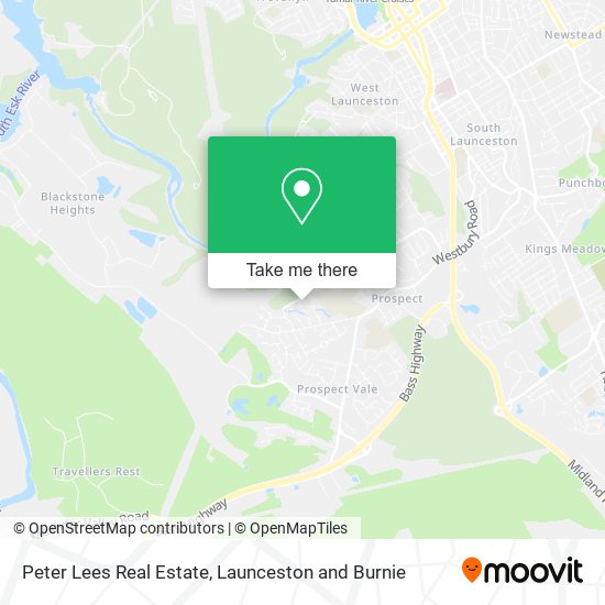 Peter Lees Real Estate map