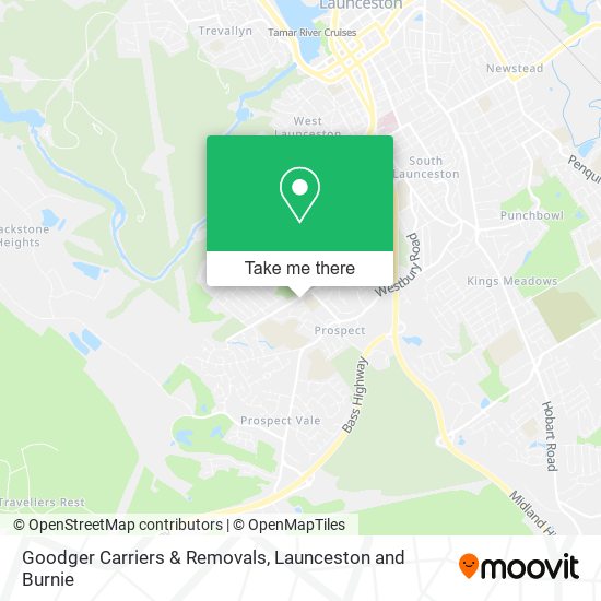 Goodger Carriers & Removals map