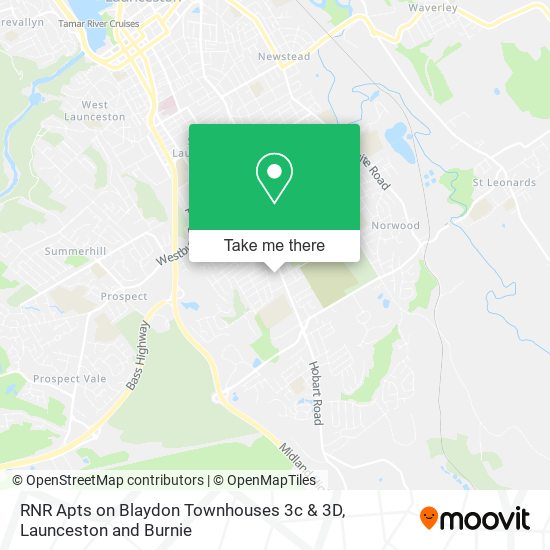 RNR Apts on Blaydon Townhouses 3c & 3D map