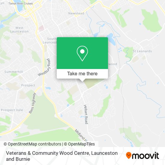 Veterans & Community Wood Centre map