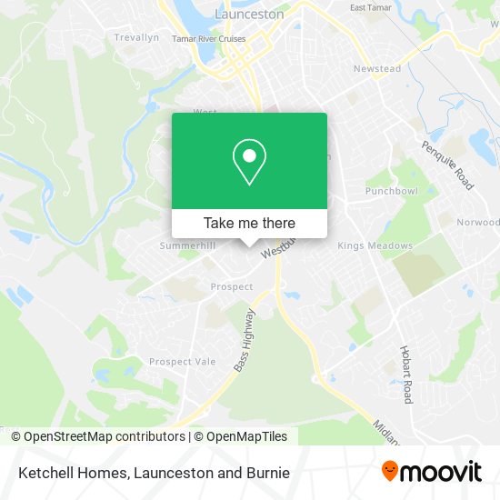 Mapa Ketchell Homes