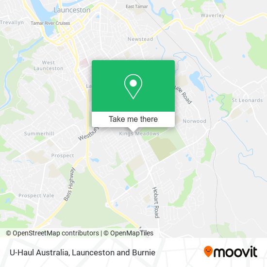 U-Haul Australia map