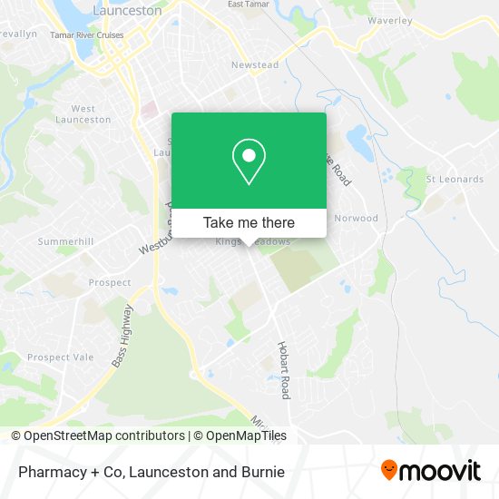 Pharmacy + Co map