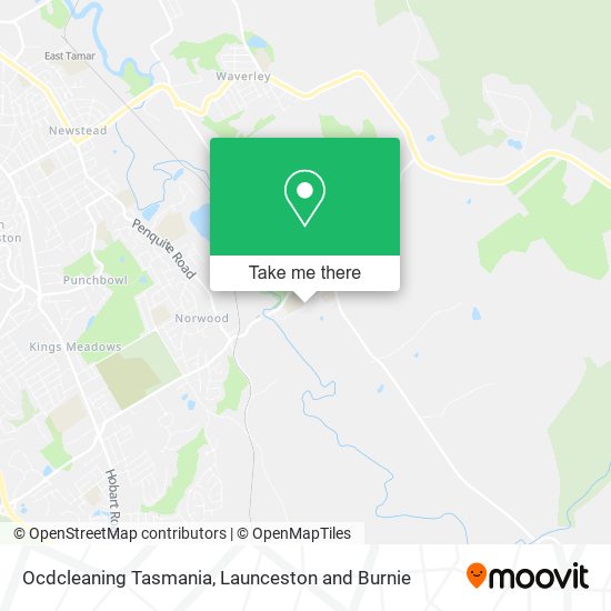 Ocdcleaning Tasmania map