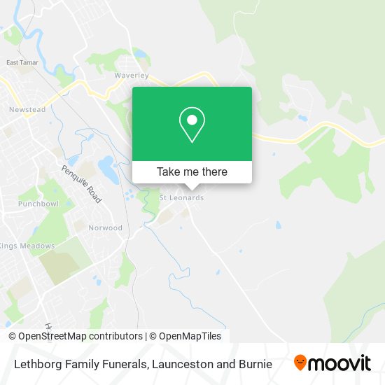 Lethborg Family Funerals map