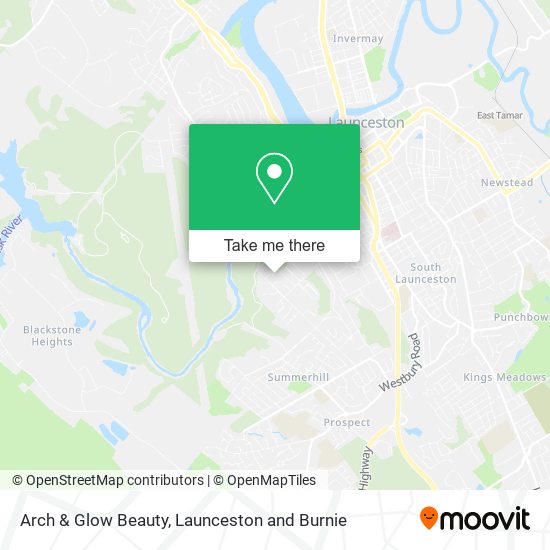 Arch & Glow Beauty map