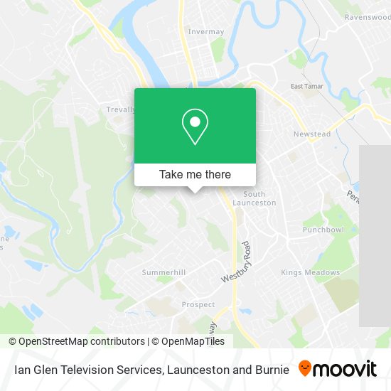 Ian Glen Television Services map