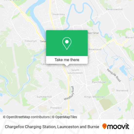 Chargefox Charging Station map