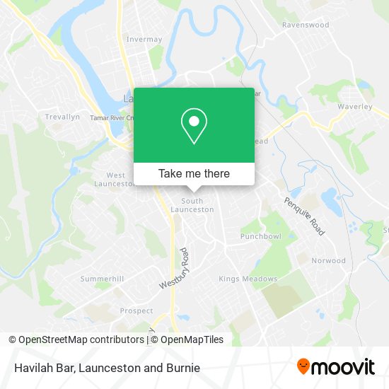 Havilah Bar map