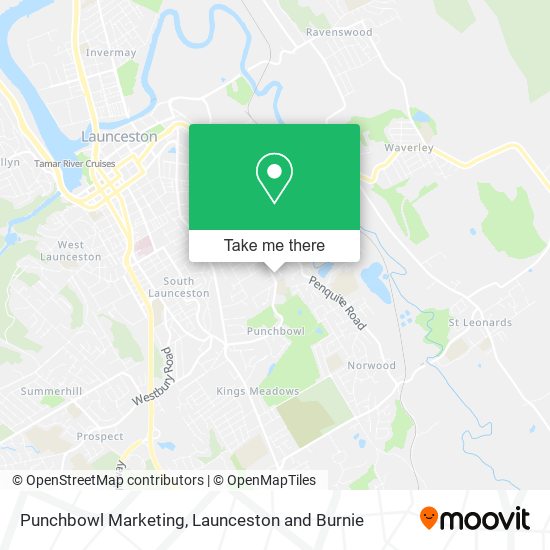 Punchbowl Marketing map