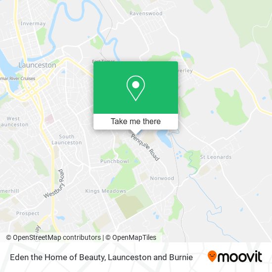 Eden the Home of Beauty map
