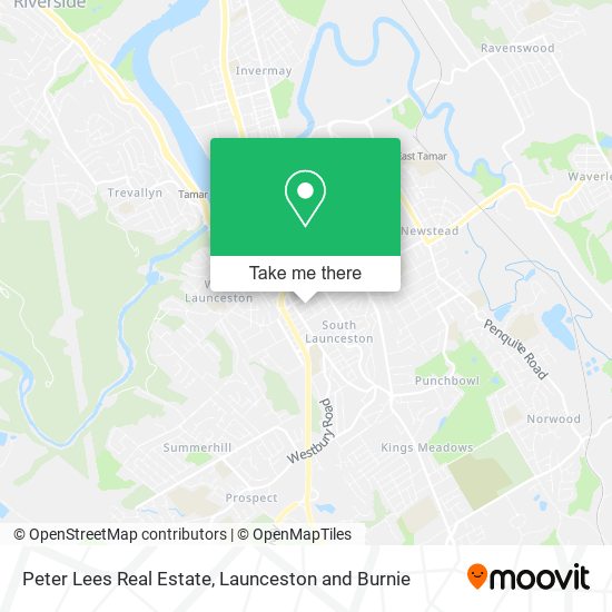 Peter Lees Real Estate map