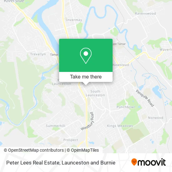 Peter Lees Real Estate map