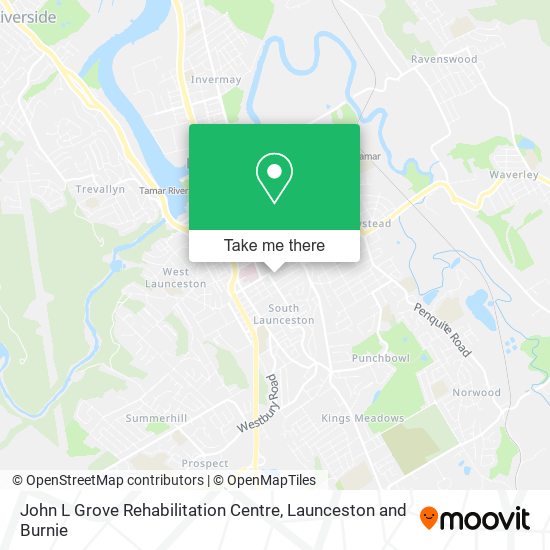 Mapa John L Grove Rehabilitation Centre