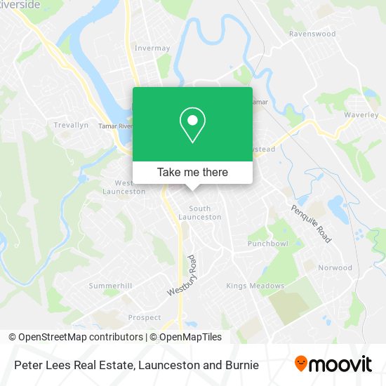 Peter Lees Real Estate map