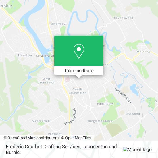 Frederic Courbet Drafting Services map