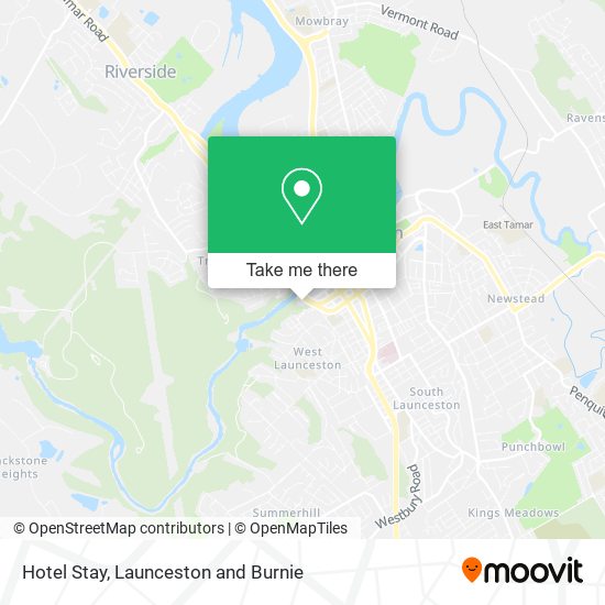 Hotel Stay map