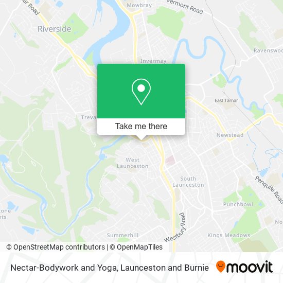 Nectar-Bodywork and Yoga map