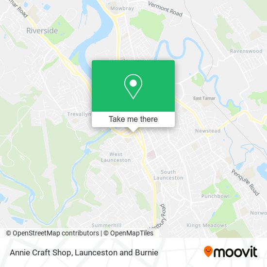 Annie Craft Shop map