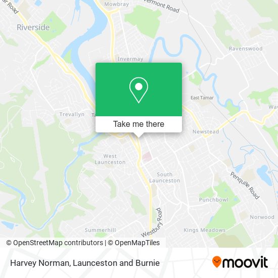 Harvey Norman map