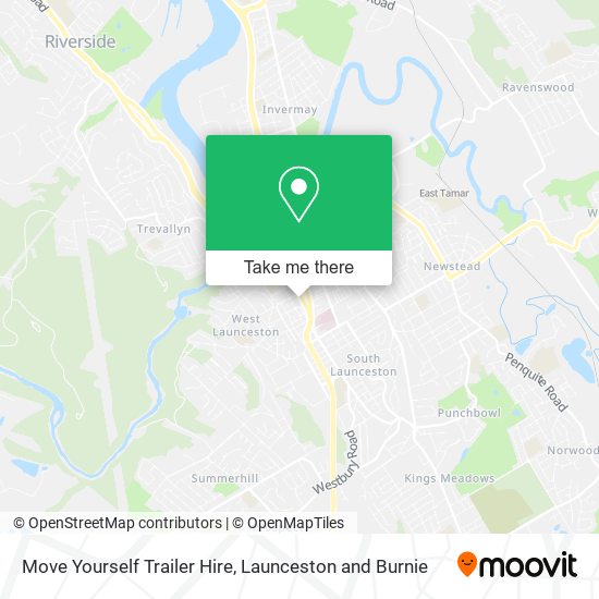 Move Yourself Trailer Hire map