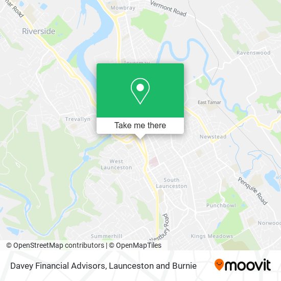 Davey Financial Advisors map