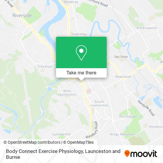 Body Connect Exercise Physiology map