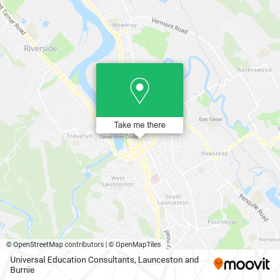 Universal Education Consultants map